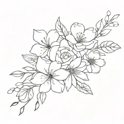 Birth Flower Bouquet