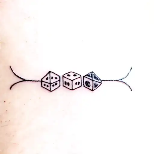 Friendship Tattoos Dice