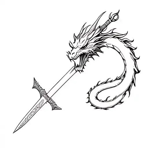 Dragon And Sword