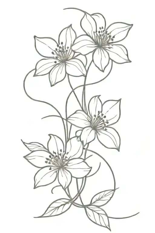 Christian Flowers Intertwined