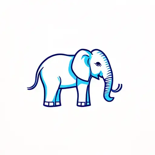 Small Blue Elephant
