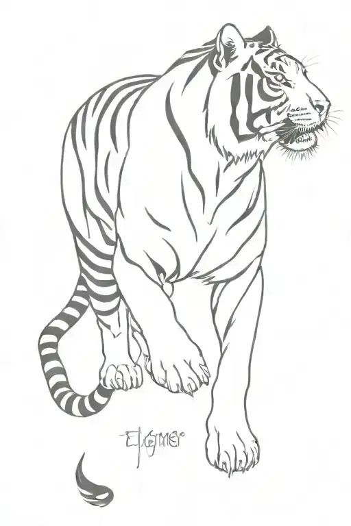 Tiger Line Work Spine