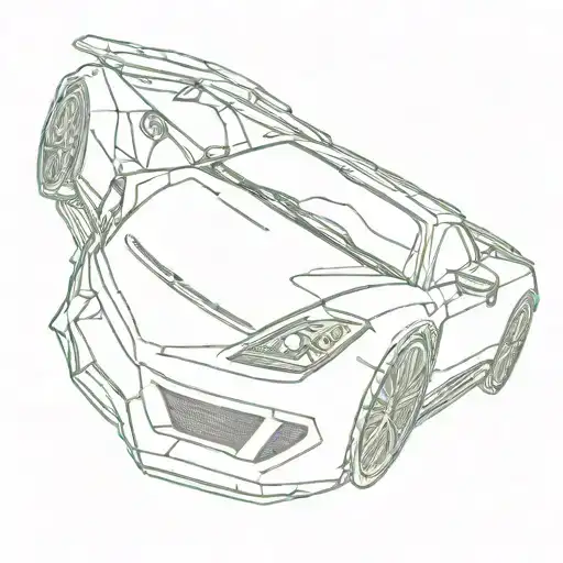 Incorporate A Sleek Sports Car Into A Circuit Board Design