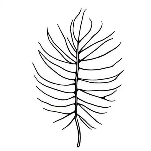 Monstera Leaf Simplistic