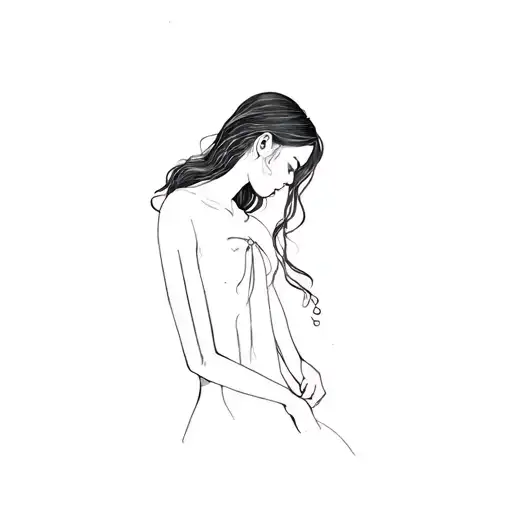 A Girl That Has Suffered A Lot From Love And Feels Alone