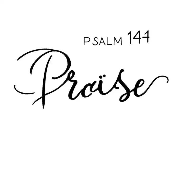 Psalm 144 1 Praise