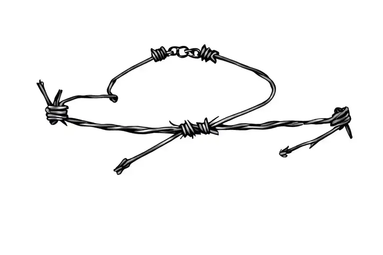 Barbed Wire Bracelet