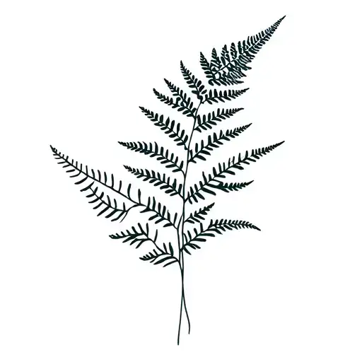 Fine Line Fern Plant Bush