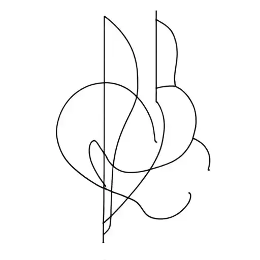 Simple Minimal Line Art