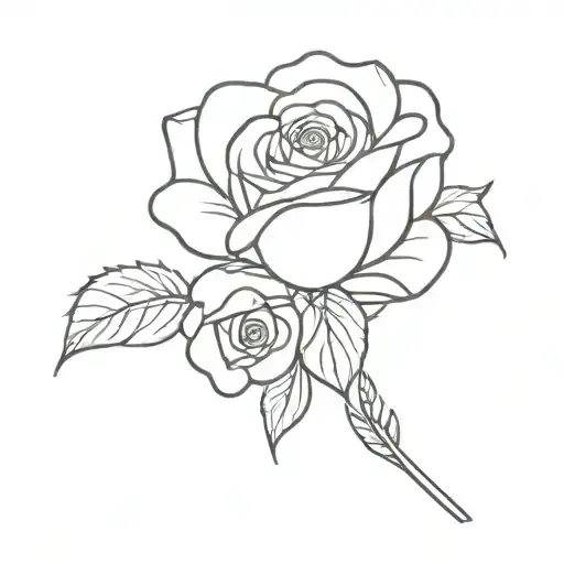 Rose And Daisy Bouquet