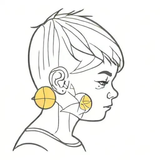 Little Boy With Lemon Head