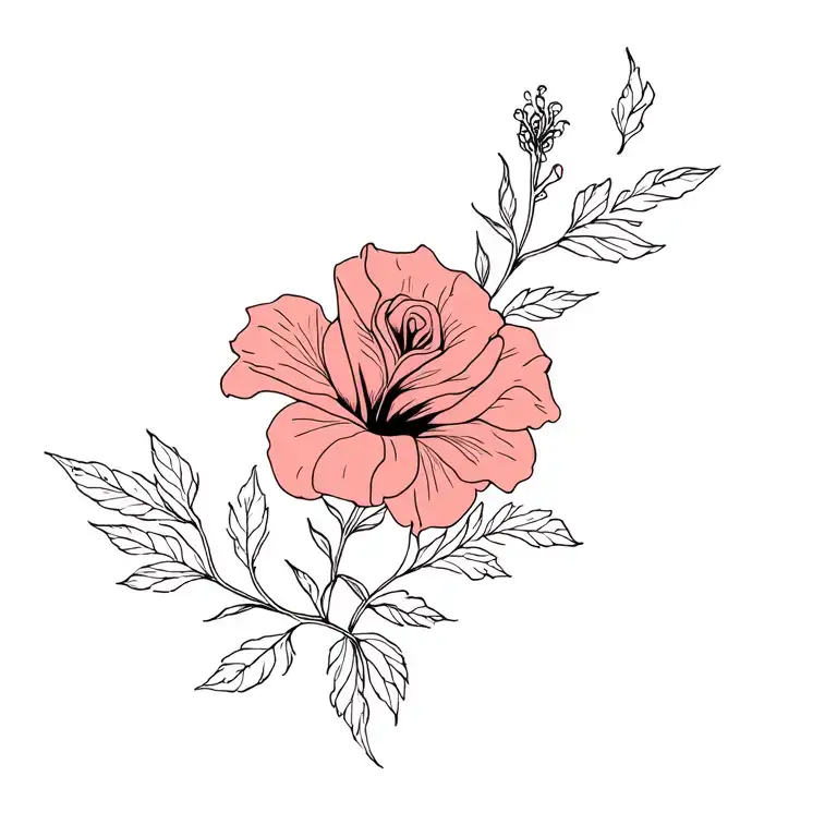 Roses Mayflowers Hibiscus