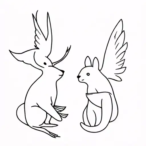 Bird And Bear And Hare And Fish