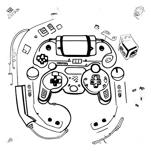 Gaming Controller And A G Clef