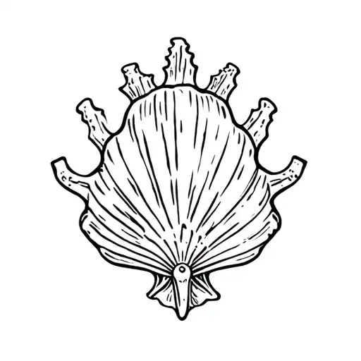 Beach Elements Like Seashells