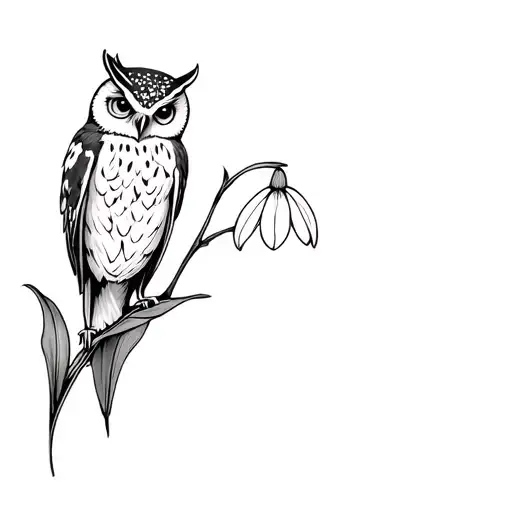 Yacht Owl Book Snowdrop Flower