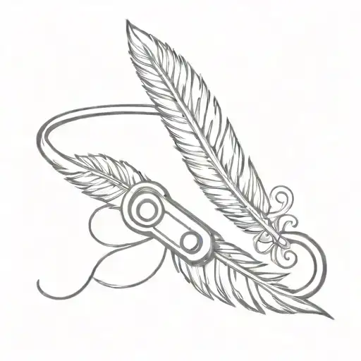 Headphones Horseshoe Wrench Feather