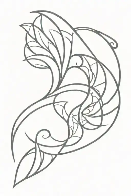 Spiral In Spirituality Combined With Angel Wings