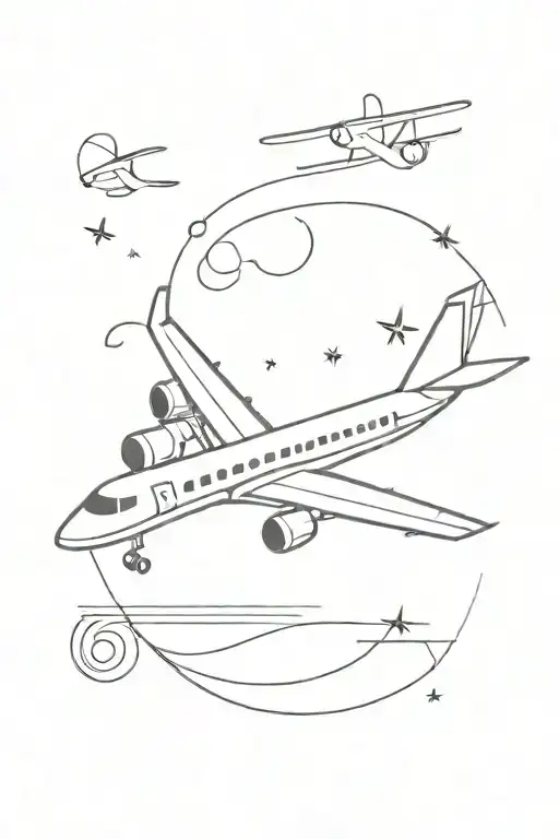 Small Airplan And Music