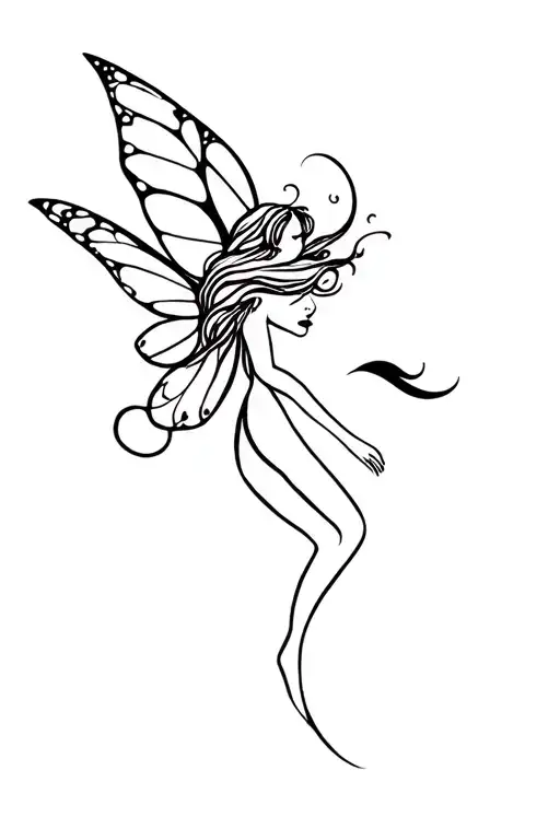 Fairy With Hair On The Tongue