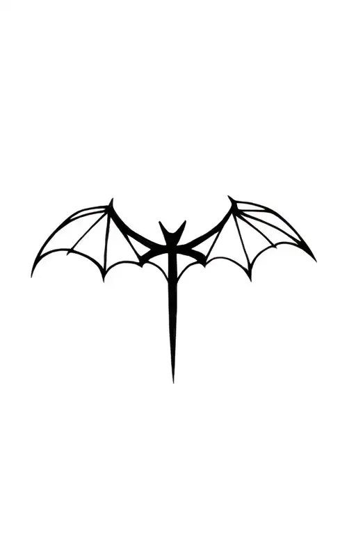Bat With Cross