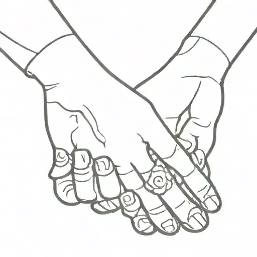 Friends Holding Hands