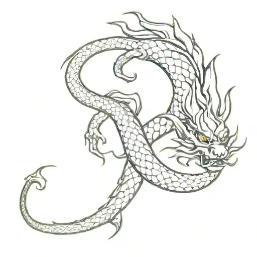 Japanese Dragon Wrapped