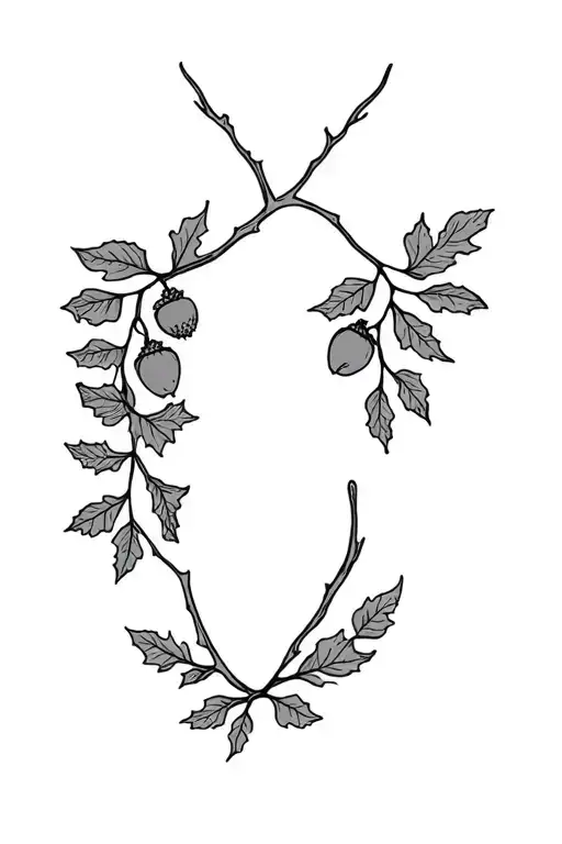 Acorn And Oak Mother And Son