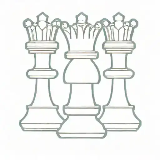 Abolishing King Chess Piece As A Tattoo Stancil