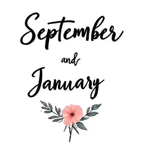 September And January Birth Flower Bouquet