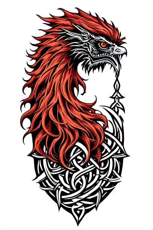 Griffin Crooked River Red Haired Warrior Celtic