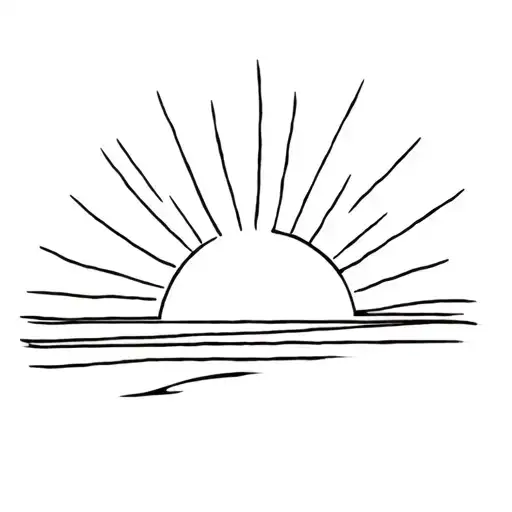 Power Line & Sun Rising