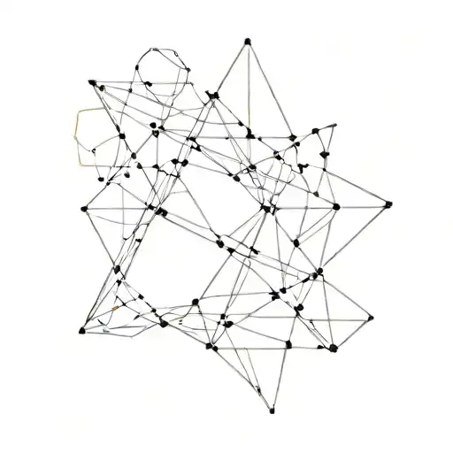 Abstract Geometric Shapes Representing The Concept Of 'Ao1'