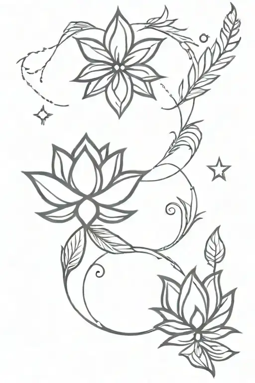 Lotus Sun Moon Rainbow Cross Feather