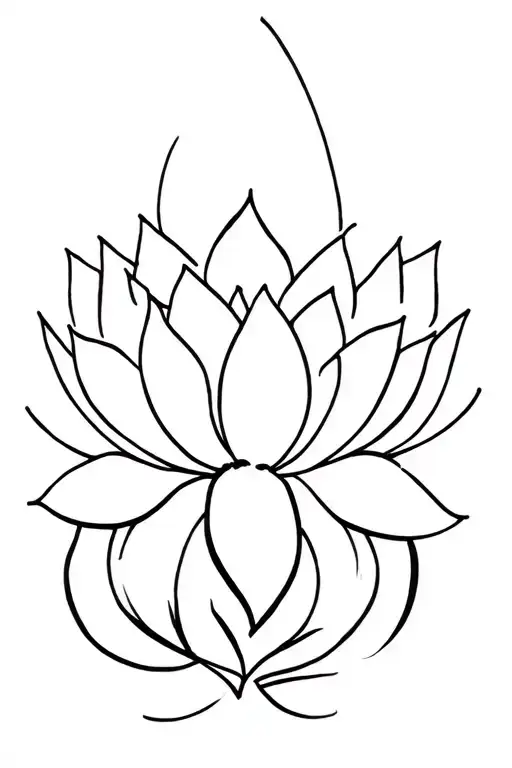 Lion Lotus Flower