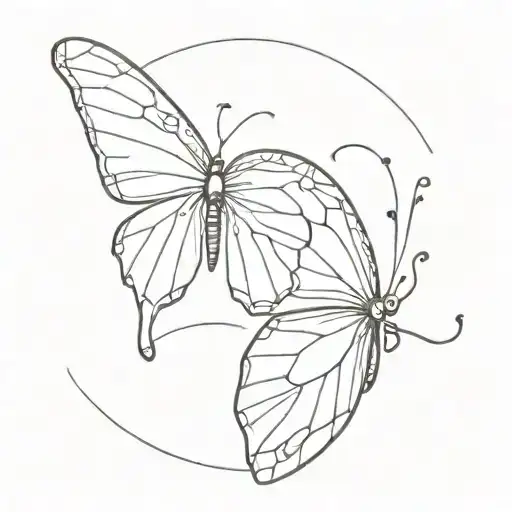 Half Butterfly Half Moth