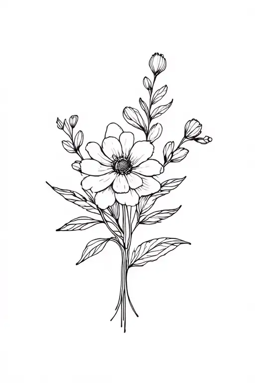 Birth Flower Bouquet