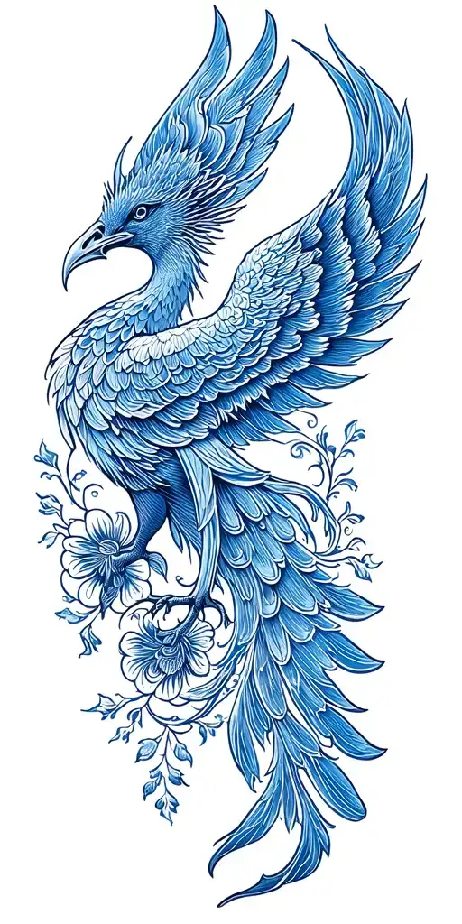Delftware Pattern Phoenix