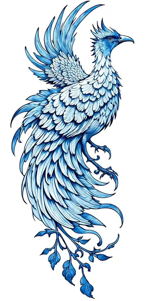 Delftware Pattern Phoenix