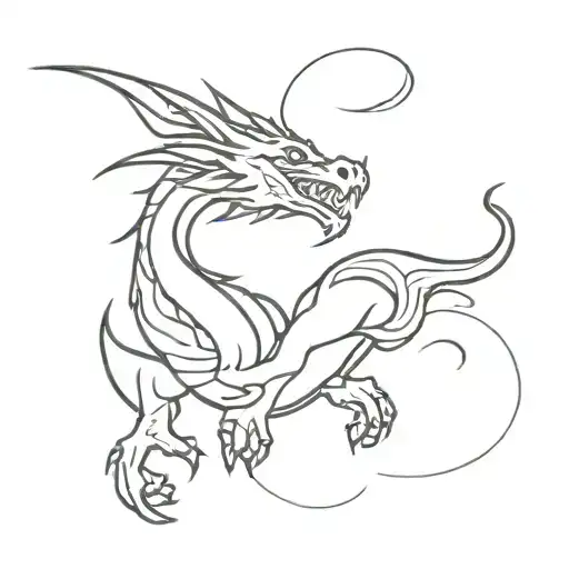 Dragon Breathing Fire