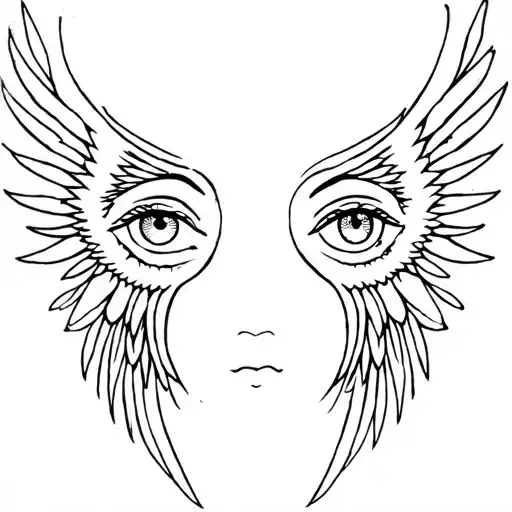 Seraphim Angel Symmetrical Eyes Everywhere