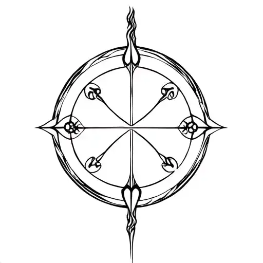 Enki God Symbol In Alchemy Transmutation Circle