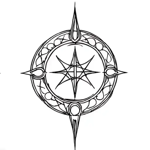 Enki God Symbol In Alchemy Transmutation Circle