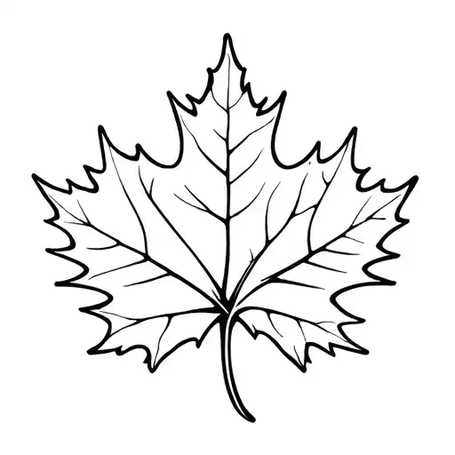 Maple Leaf With Heart Morphing