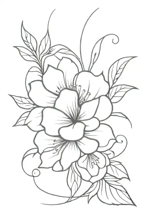 Floral Tattoo Piece
