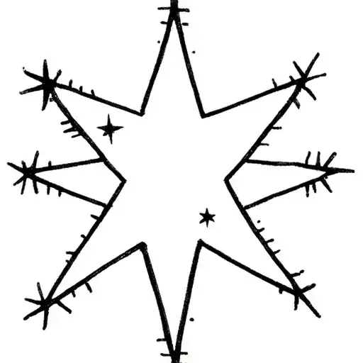 Star Sparkle Simple Outline
