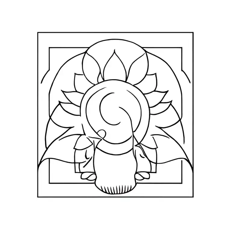 Murugan Vel Symbol Incorporating Elements
