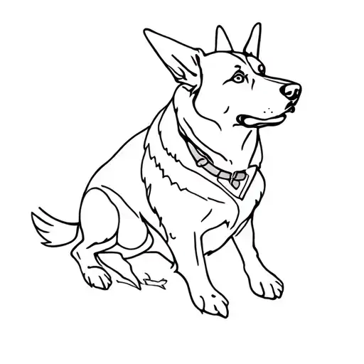 German Shepherd With Name Argo