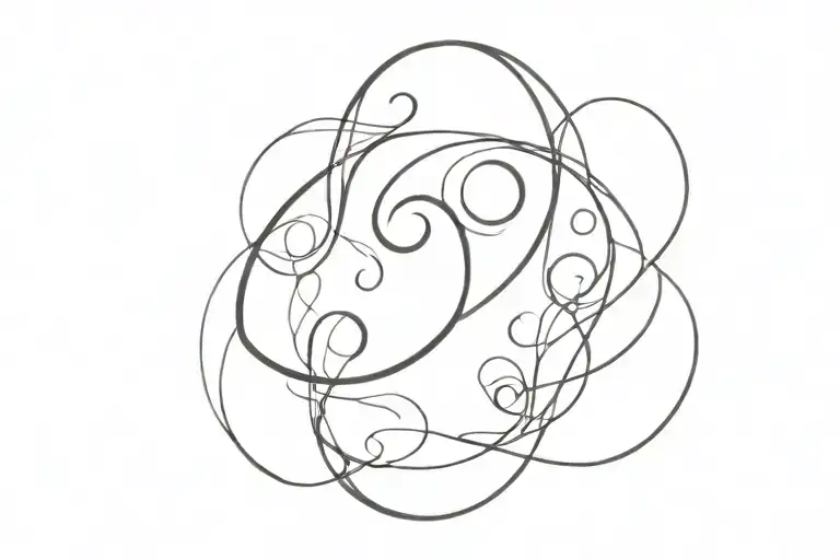 Infinity And Yin Yang Symbol