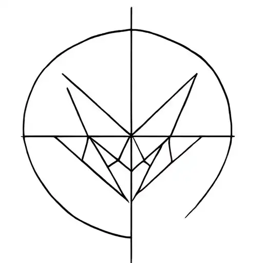 Geometric Capricorn Zodiac Sign